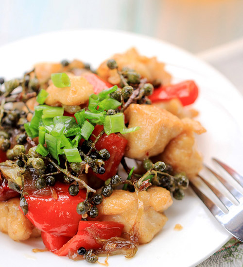 ga nau tieu xanh thom ngon bo duong